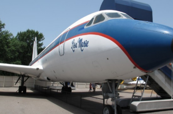  Imagen del avión 'Lisa Marie', que fue propiedad de Elvis Presley. EM 