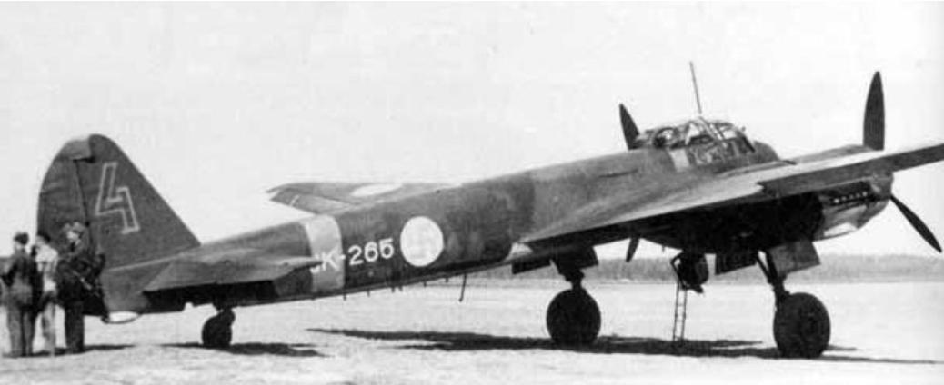 Junkers Ju 88 A-4 de la Fuerza Aérea Finesa. El bien llamado Wunderbomber o bombardero maravilla se diseñó como bombardero en picado y ha sido uno de los aviones más versátiles de la historia. El número de misiones que fue capaz de desempeñar es asombroso