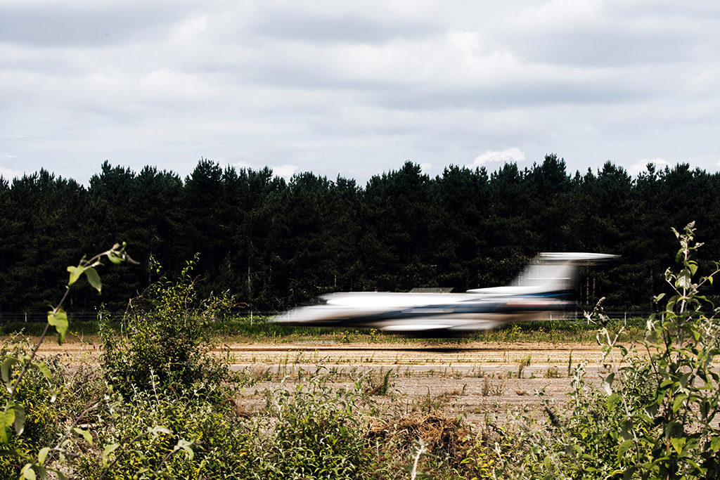 PC-24 de Pilatus Aircraft realizando  pruebas en Inglaterra sobre pistas no preparadas. Foto: Pilatus Aircraft