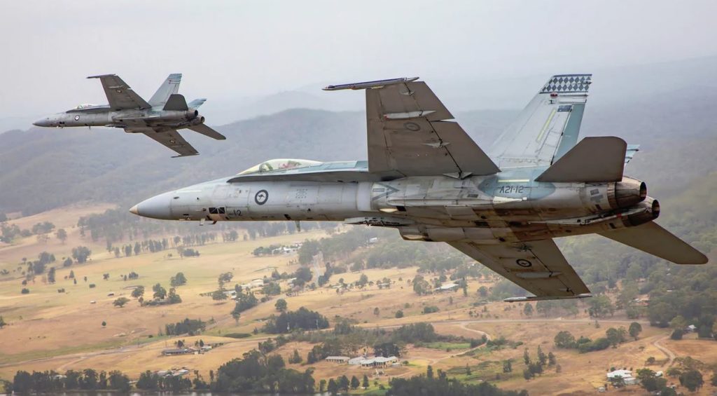 Australia venderá cazas F/A-18 Hornet 