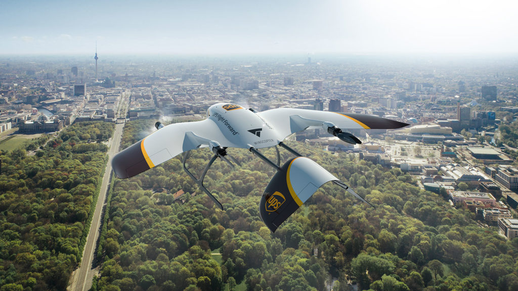 UPS drone wingcopter