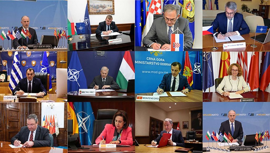 ministros de defensa de la OTAN