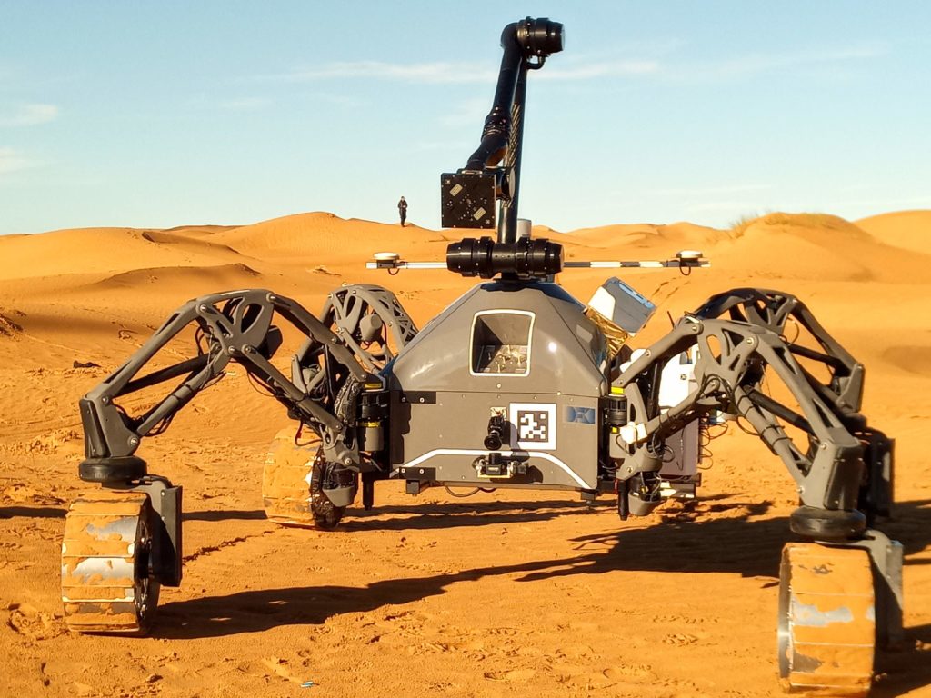tecnologías robóticas espaciales H2020 