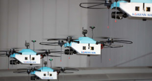 enjambres de drones