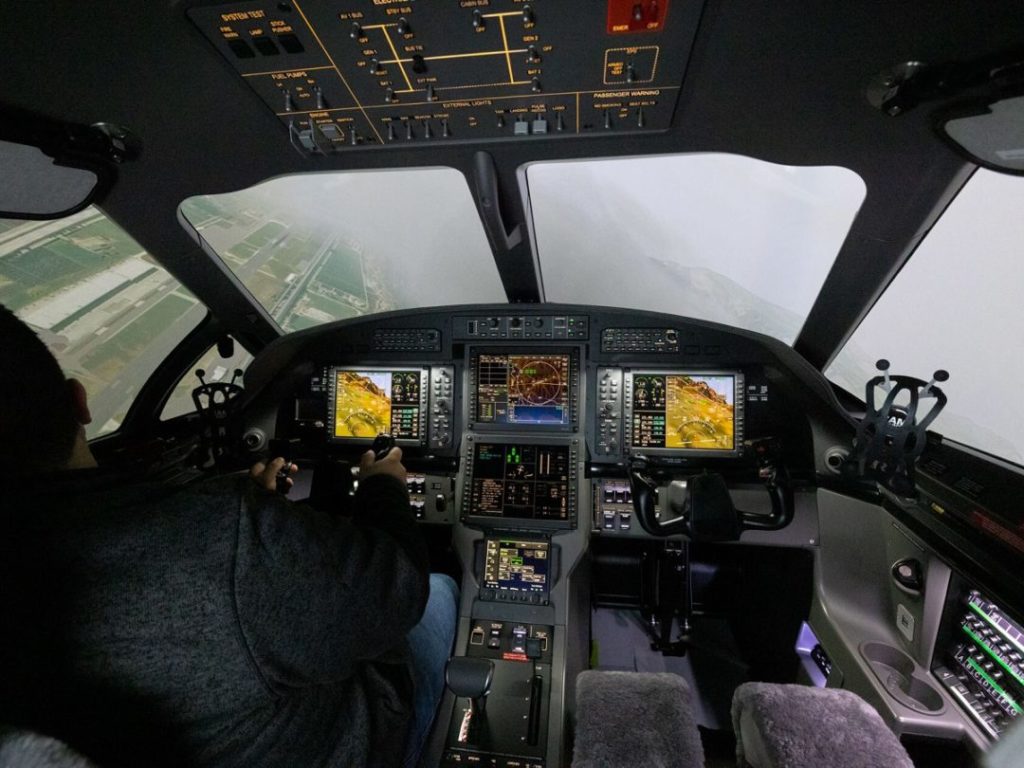 simuladores de aviación Frasca