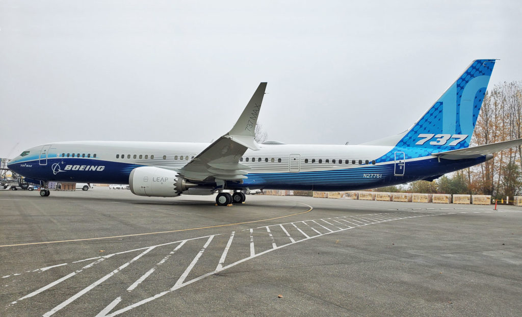 B-737 MAX-10 para final de año