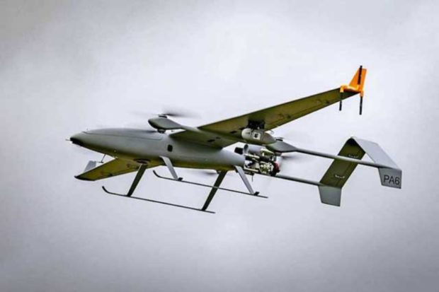 dron con combustible sostenible