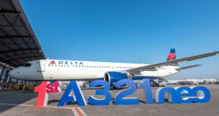 Delta Air Lines recibe su primer Airbus A321neo