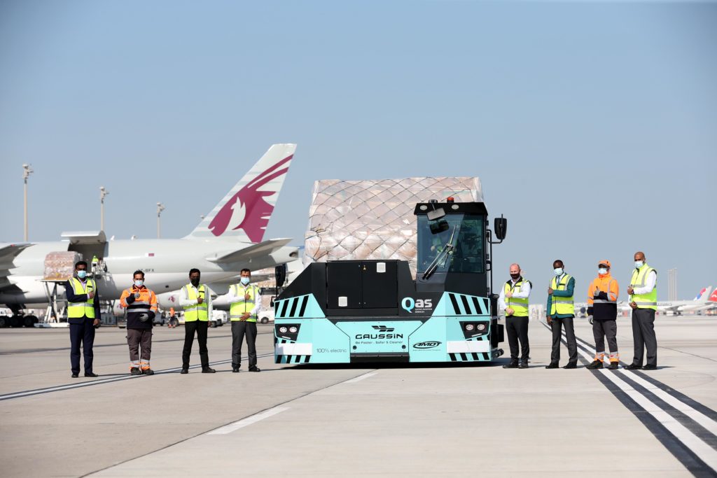 transportador multidireccional para operaciones de carga aeroportuaria 