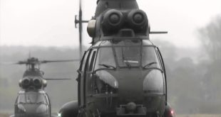 helicópteros de la RAF y del Cuerpo Aéreo del Ejército