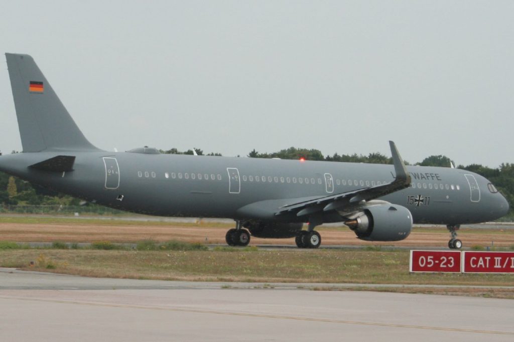 A321LR de la Fuerza Aérea alemana