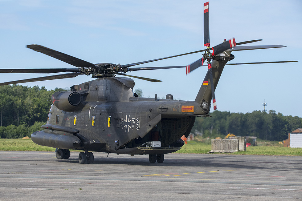 CH-53G  de la Luftwaffe. Foto: Eddie Jauck