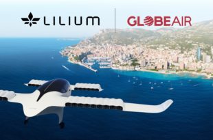 Lilium Jet, ha anunciado una asociación con GlobeAir