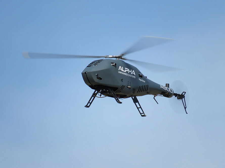 helicópteros españoles UAV Alpha 900